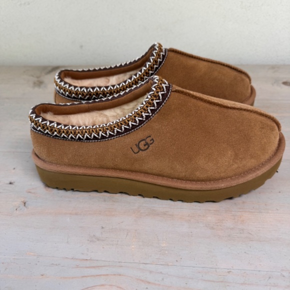 UGG TASMAN SLIPPERS CHESTNUT womens us 9 NEW - Picture 5 of 8